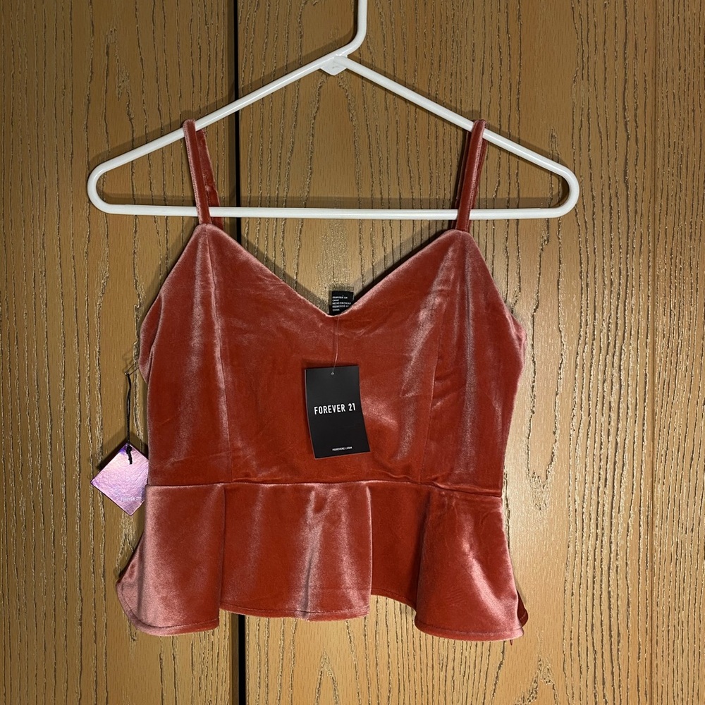 Forever 21 Party Collection Cropped Shirt